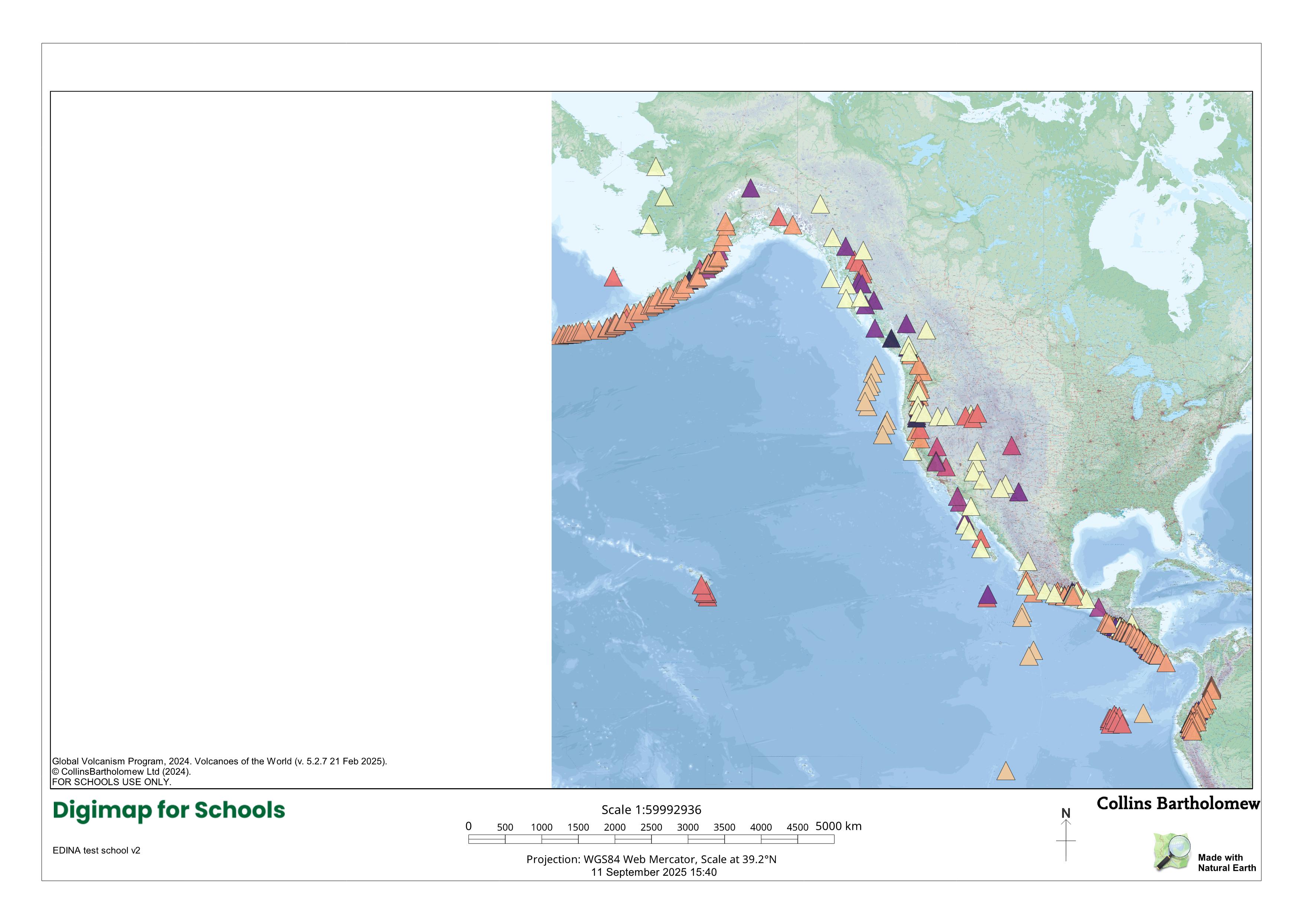 Image of a world map centred on the Pacific showing the antimeridian and a white gap in Print preview.